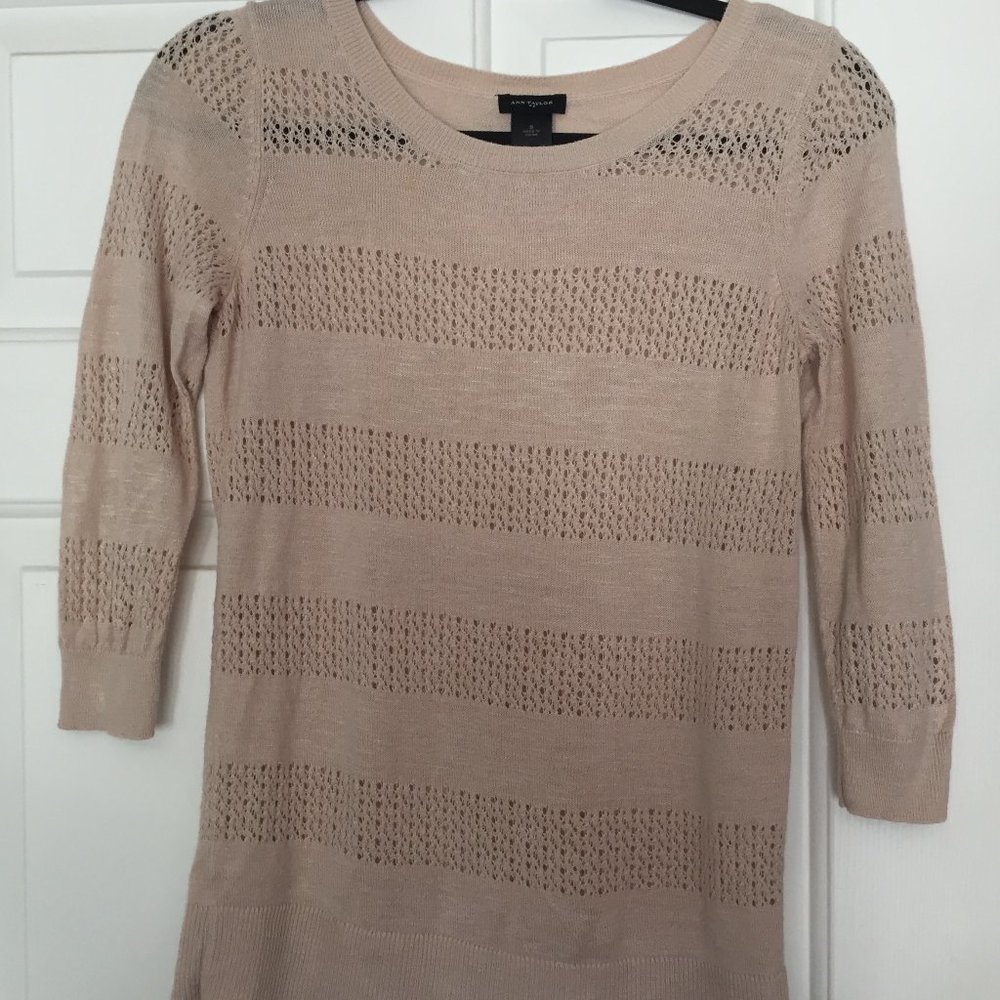 Beige Ann Taylor Sweater